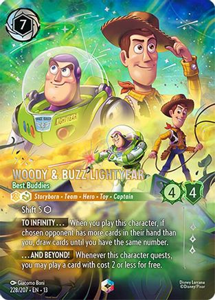Woody & Buzz Lightyear - Best Buddies (Enchanted) (13-228) (Holofoil)
