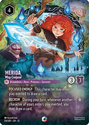 Merida - Wisp Conjurer (Enchanted) (13-231) (Holofoil)