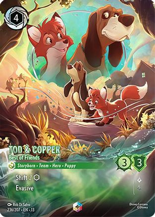 Tod & Copper - Best of Friends (Enchanted) (13-236) (Holofoil)