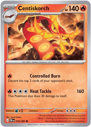 Centiskorch (PBL-010) (Reverse Holofoil)