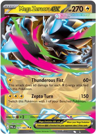 Mega Zeraora ex (PBL-027) (Holofoil)