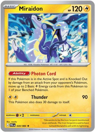 Miraidon (PBL-028) (Reverse Holofoil)