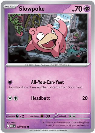 Slowpoke (PBL-029) (Reverse Holofoil)