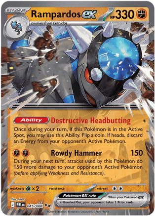 Rampardos ex (PBL-045) (Holofoil)