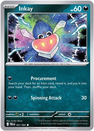 Inkay (PBL-051) (Reverse Holofoil)
