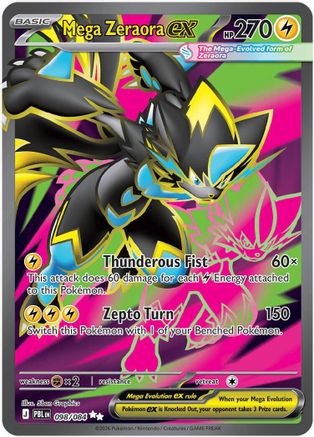 Mega Zeraora ex (PBL-098) (Holofoil)