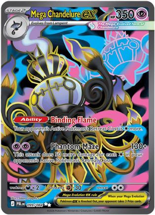 Mega Chandelure ex (PBL-099) (Holofoil)