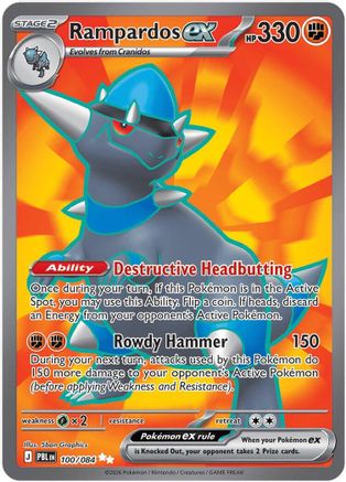 Rampardos ex (PBL-100) (Holofoil)