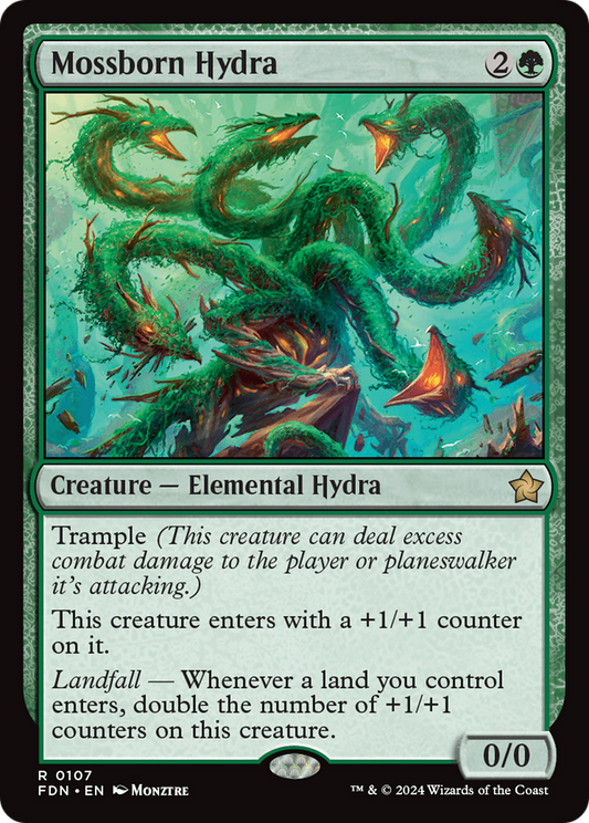 Mossborn Hydra (FDN-107) (Foil)