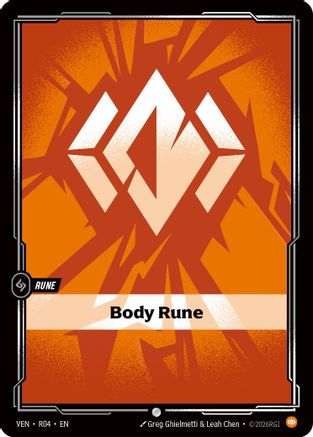 Body Rune (VEN-R04) (Foil)