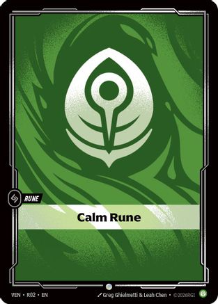 Calm Rune (VEN-R02) (Foil)