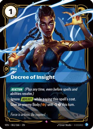 Decree of Insight (VEN-061) (Foil)
