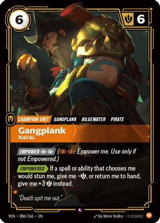 Gangplank, Naval (VEN-086) (Foil)