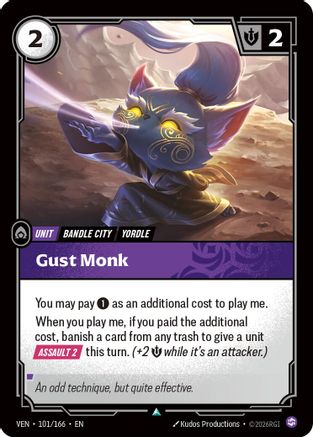 Gust Monk (VEN-101) (Foil)
