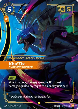 Kha'Zix, Evolving Hunter (VEN-180) (Foil)