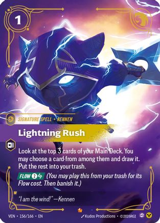 Lightning Rush (VEN-156) (Foil)