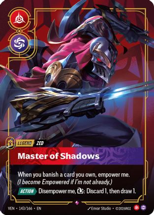 Zed - Master of Shadows (VEN-143) (Foil)