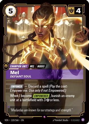 Mel, Defiant Soul (VEN-110) (Foil)