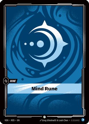Mind Rune (VEN-R03) (Foil)