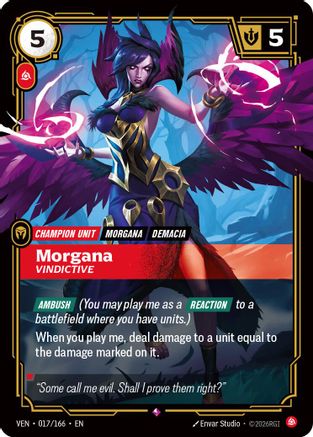 Morgana, Vindictive (VEN-017) (Foil)