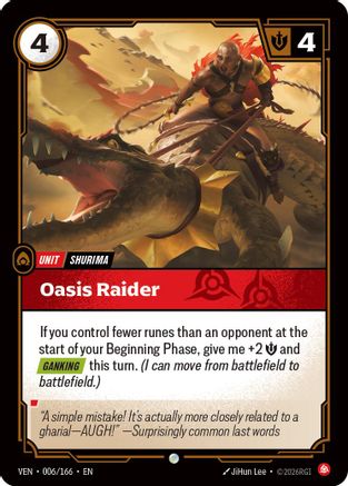 Oasis Raider (VEN-006) (Foil)