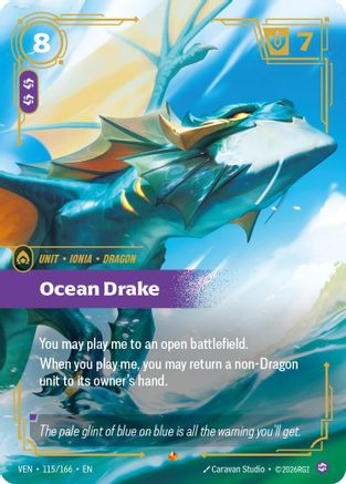 Ocean Drake (VEN-115) (Foil)