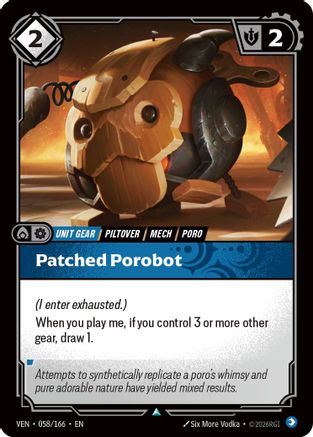 Patched Porobot (VEN-058) (Foil)
