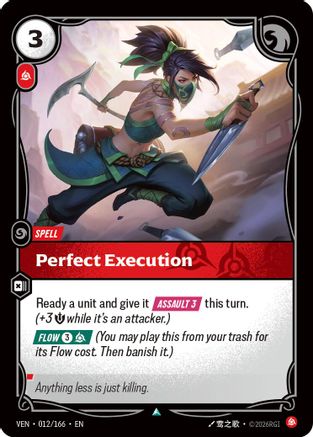 Perfect Execution (VEN-012) (Foil)