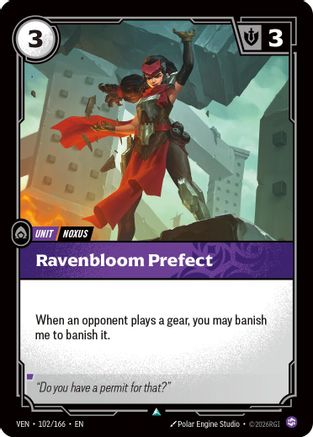 Ravenbloom Prefect (VEN-102) (Foil)