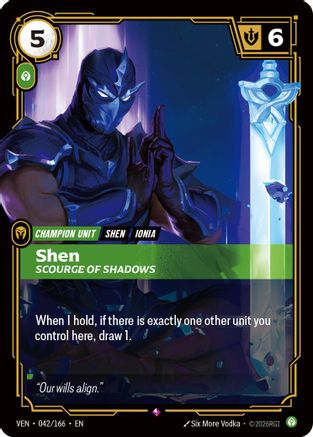 Shen, Scourge of Shadows (VEN-042) (Foil)