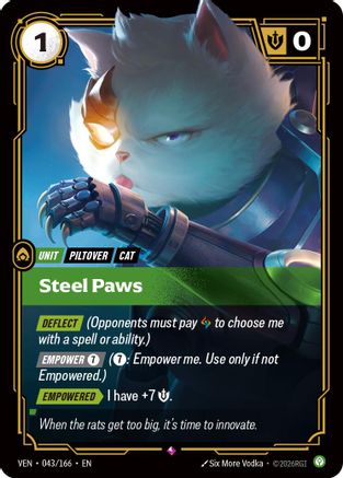 Steel Paws (VEN-043) (Foil)