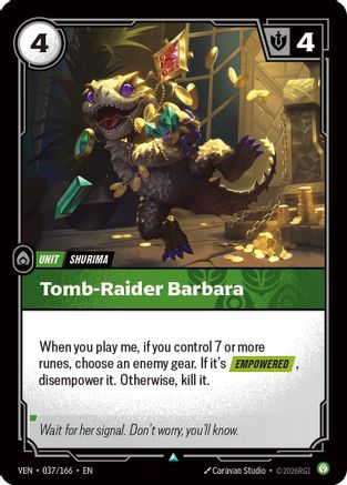 Tomb-Raider Barbara (VEN-037) (Foil)