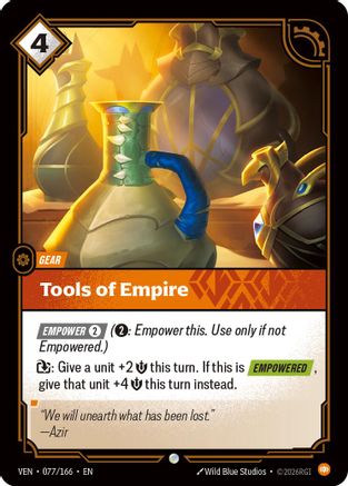 Tools of Empire (VEN-077) (Foil)