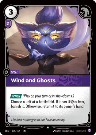 Wind and Ghosts (VEN-106) (Foil)