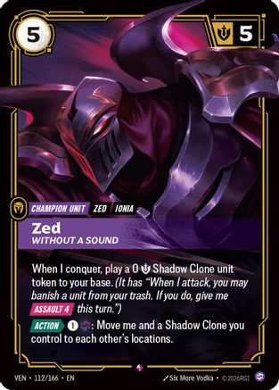 Zed, Without a Sound (VEN-112) (Foil)