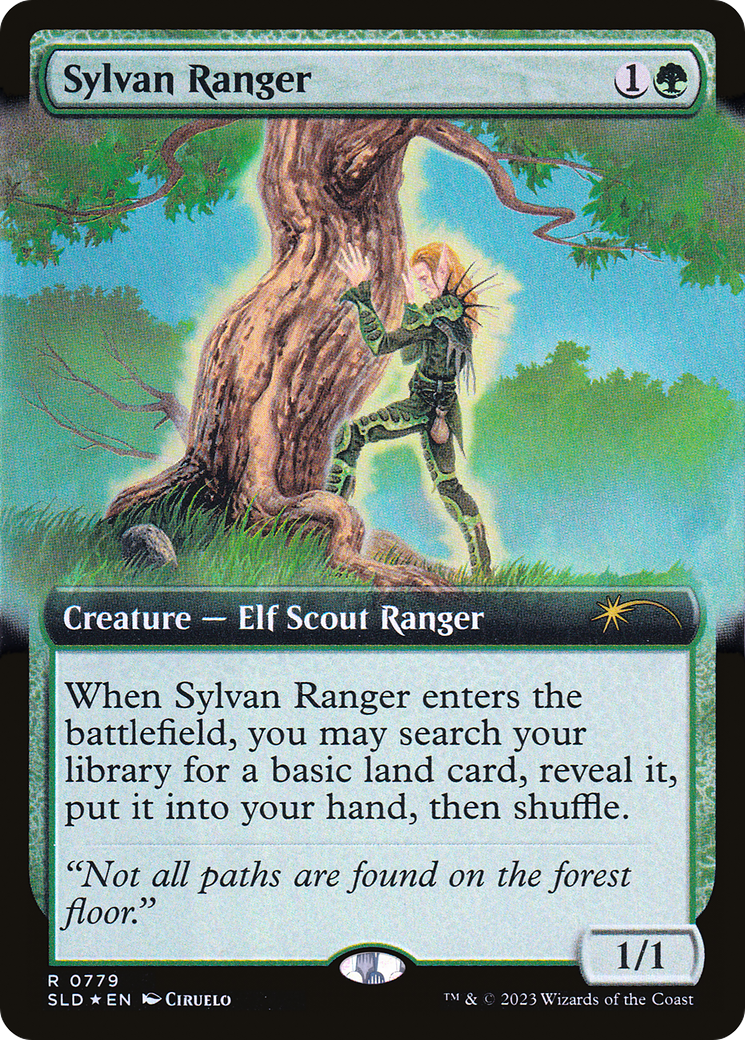 Sylvan Ranger (SLD-779) (Extended Art) (Foil)