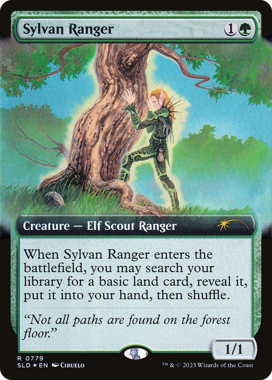 Sylvan Ranger (SLD-779) (Extended Art) (Foil)