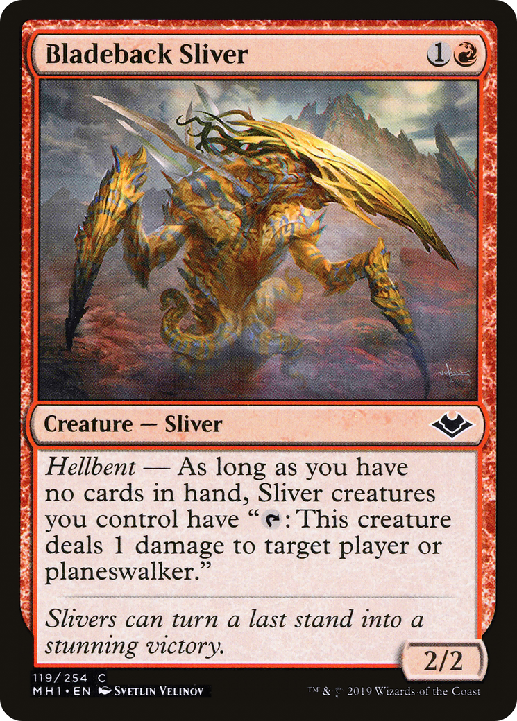 Bladeback Sliver (MH1-119) (Foil)