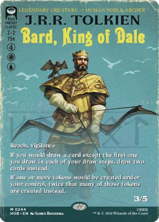 Bard, King of Dale (Borderless) (HOB-244) (Foil)