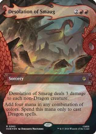 Desolation of Smaug (Showcase) (Surge Foil) (HOB-262)
