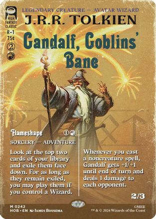 Gandalf, Goblins' Bane (Borderless) (HOB-242)
