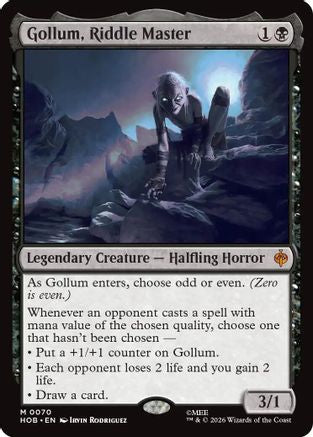 Gollum, Riddle Master (HOB-070)