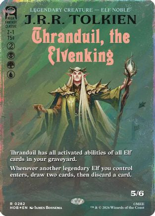 Thranduil, the Elvenking (Borderless) (Surge Foil) (HOB-282)
