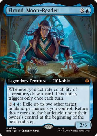 Elrond, Moon-Reader (Extended Art) (HOB-290)