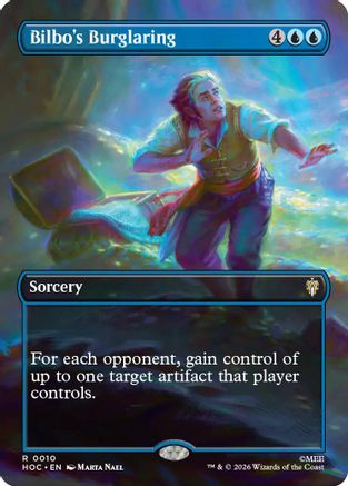 Bilbo's Burglaring (Borderless) (HOC-010) (Foil)