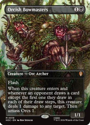 Orcish Bowmasters (Borderless) (HOC-019) (Foil)