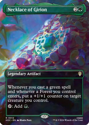 Necklace of Girion (Borderless) (HOC-012) (Foil)