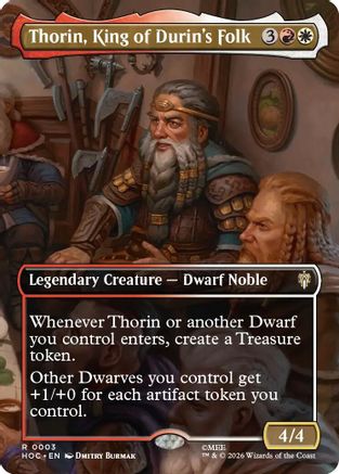 Thorin, King of Durin's Folk (Borderless) (HOC-003)