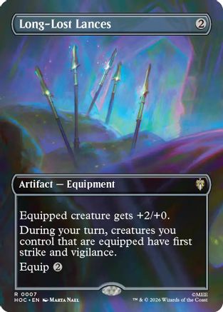 Long-Lost Lances (Borderless) (HOC-007)