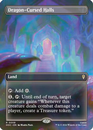 Dragon-Cursed Halls (Borderless) (HOC-008)